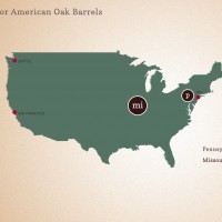 American Oak Wine Barrel Forest Map American Oak Wine Barrel Forest Map